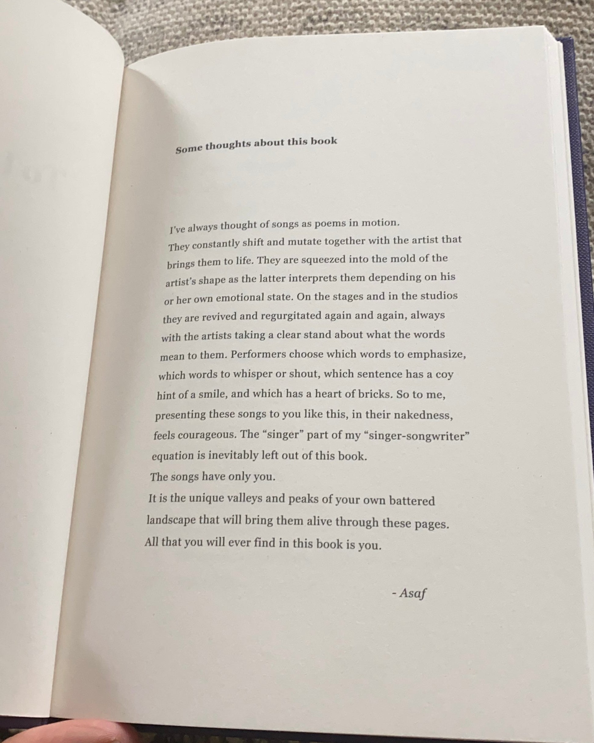 New! To Love Another (book) - Asaf Avidan