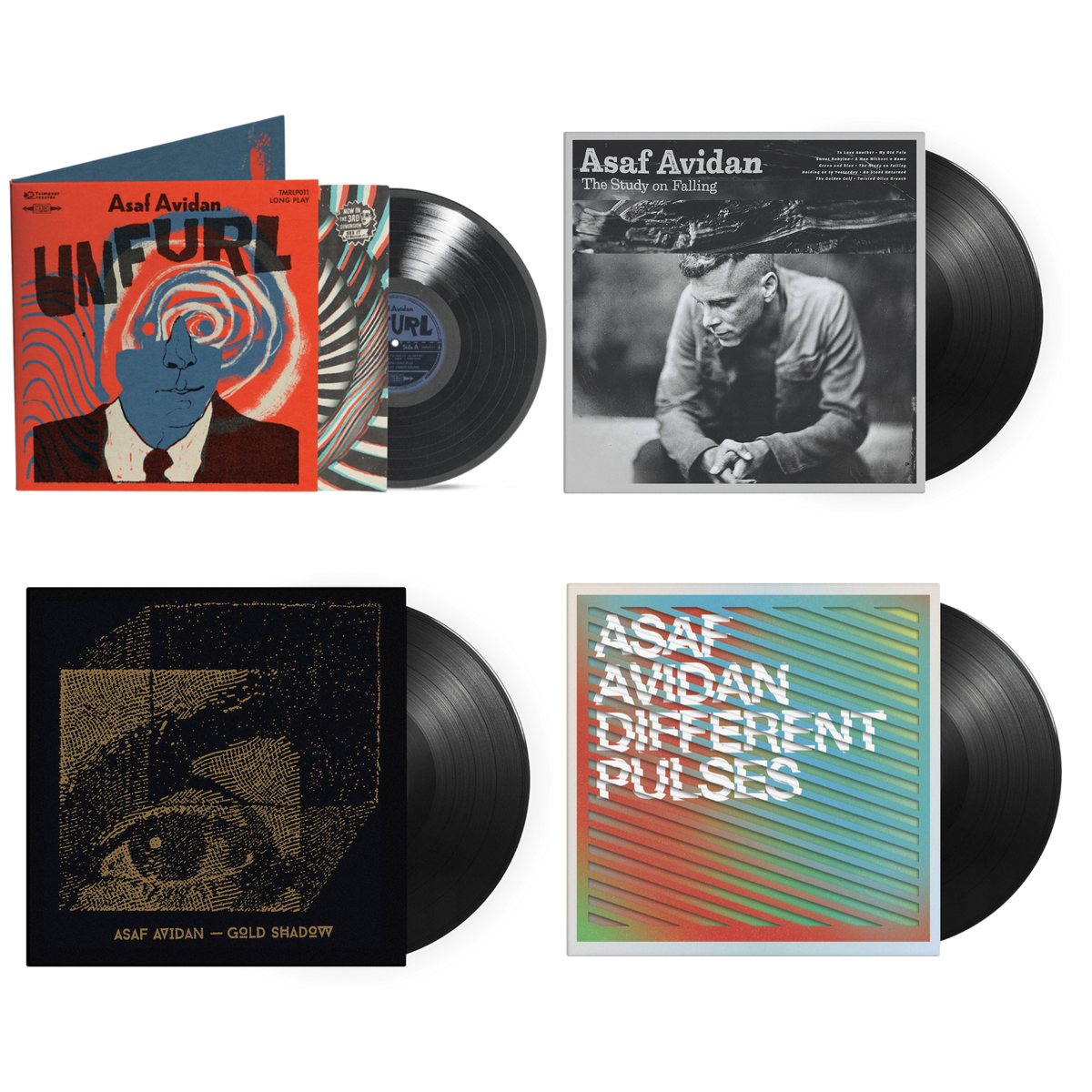 Asaf's solo vinyls pack